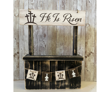 Load image into Gallery viewer, Table Top Stand With One Banner Paint Party