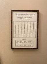 Load image into Gallery viewer, Bathroom Crossword Puzzle