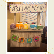 Load image into Gallery viewer, Table Top Stand ADD ON BANNERS For Paint Party