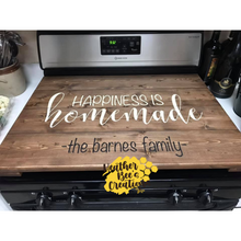 Load image into Gallery viewer, Happiness is Homemade Stove Cover