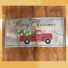 Load image into Gallery viewer, Lighted Christmas Truck