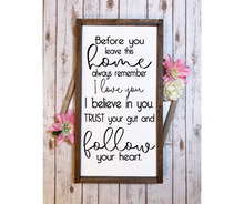 Load image into Gallery viewer, Before you leave this home