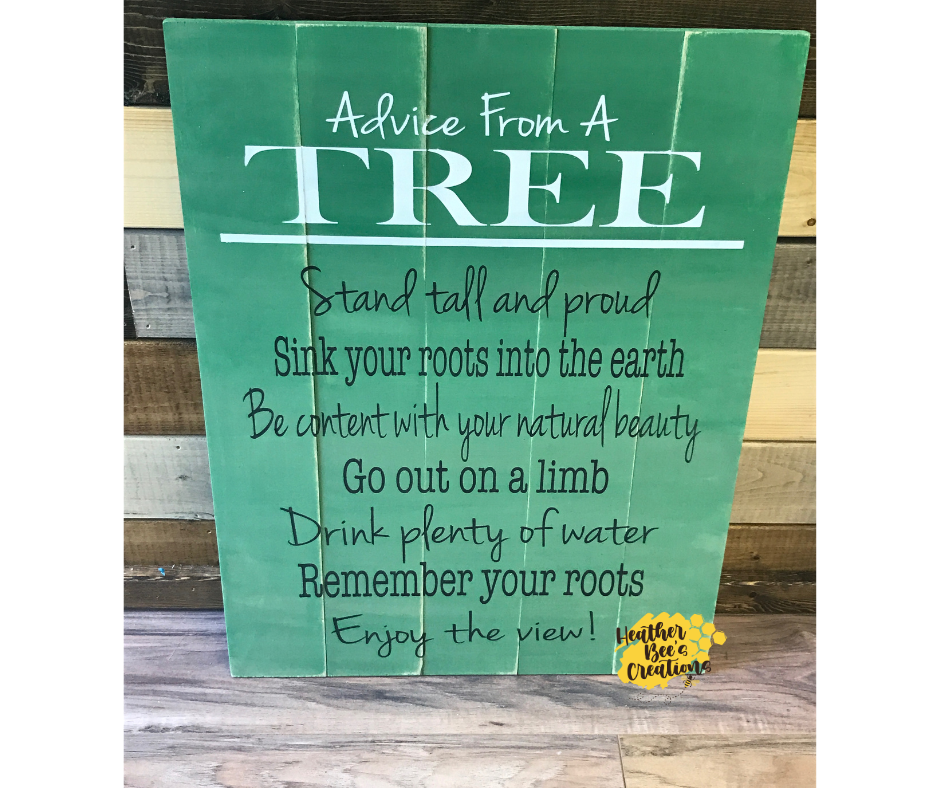 Advise from a Tree
