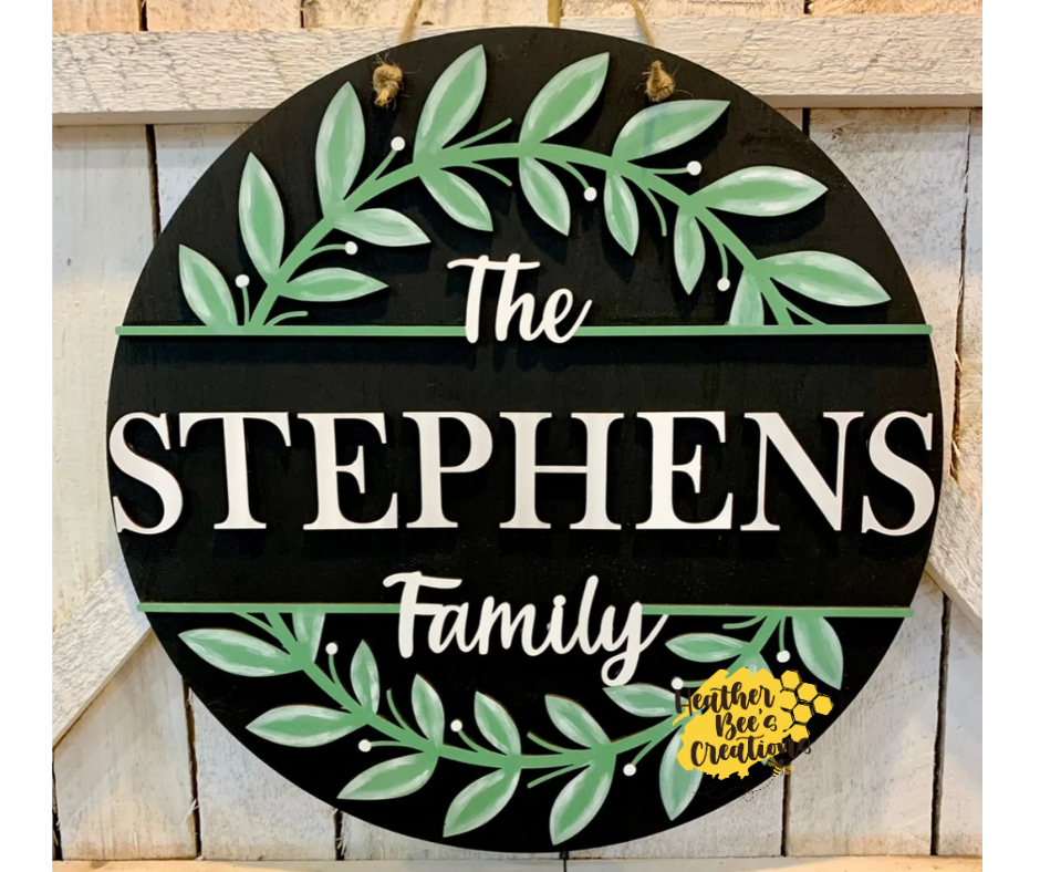 Family Last Name Sign