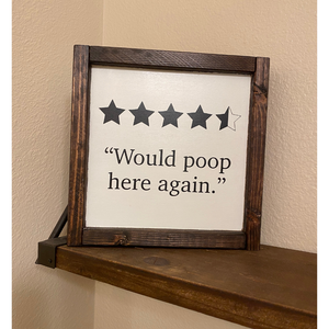 Small Bathroom Signs