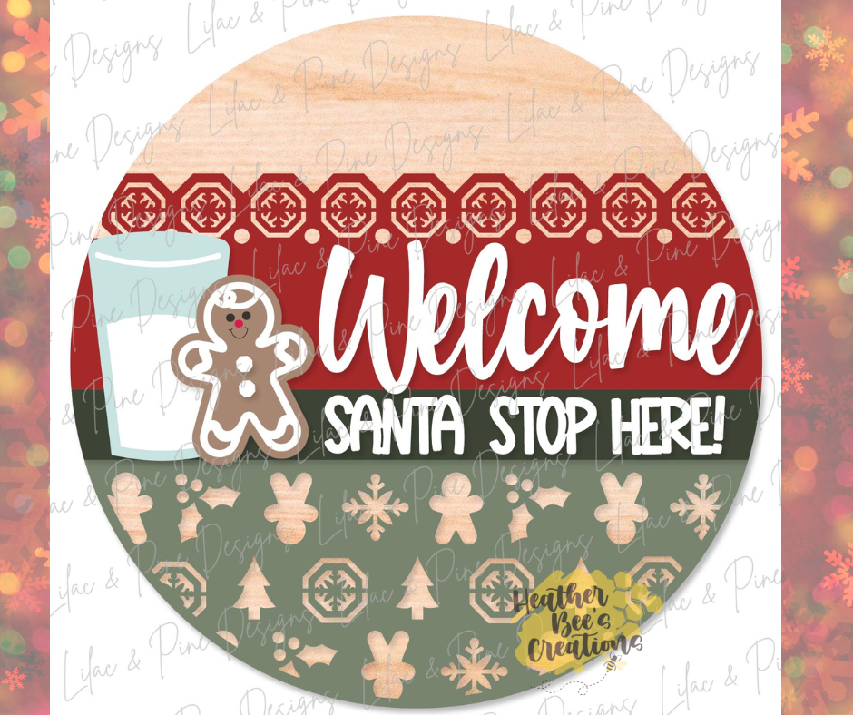 Welcome Santa Stop Here