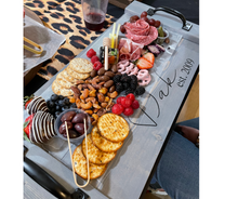 Load image into Gallery viewer, Charcuterie Class Rectangle Tray with Handles
