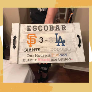 House Divided Serving Tray
