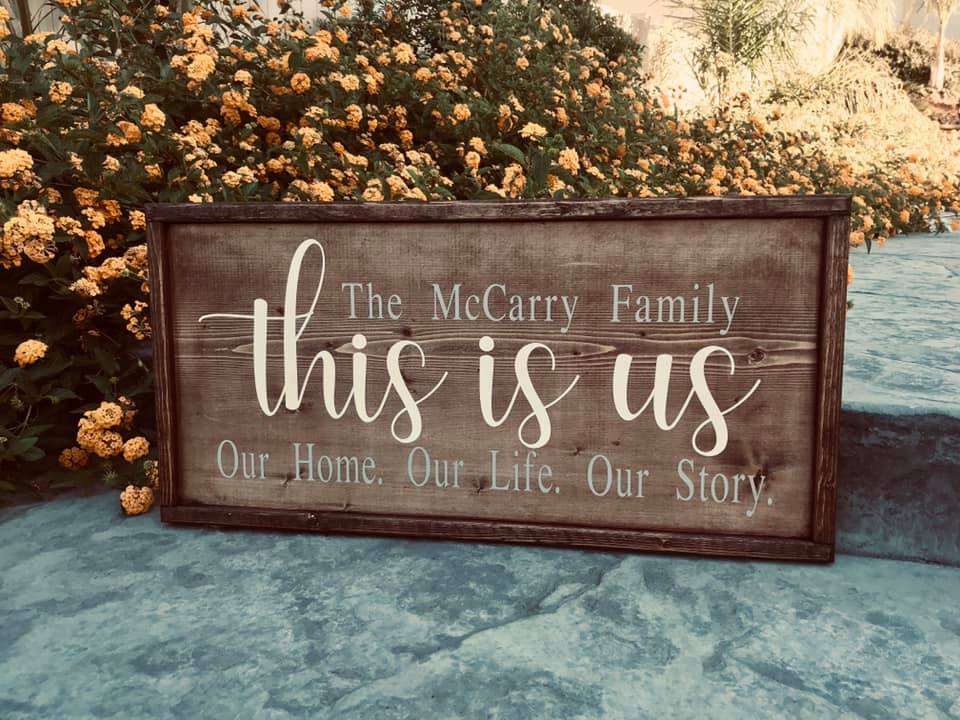 This Is Us Sign